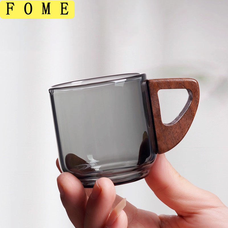 Espresso Shot Glass - 95ml Heat-Resistant Glass Mini Tea Cup