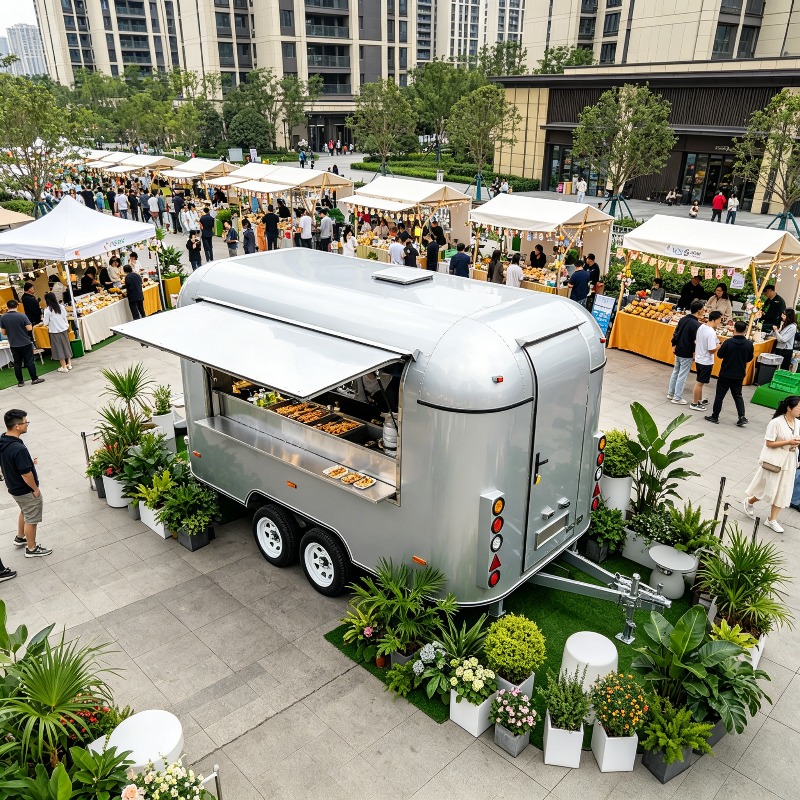 Coffee Vending Equipment - Customized Food Truck Mobile with Kitchen