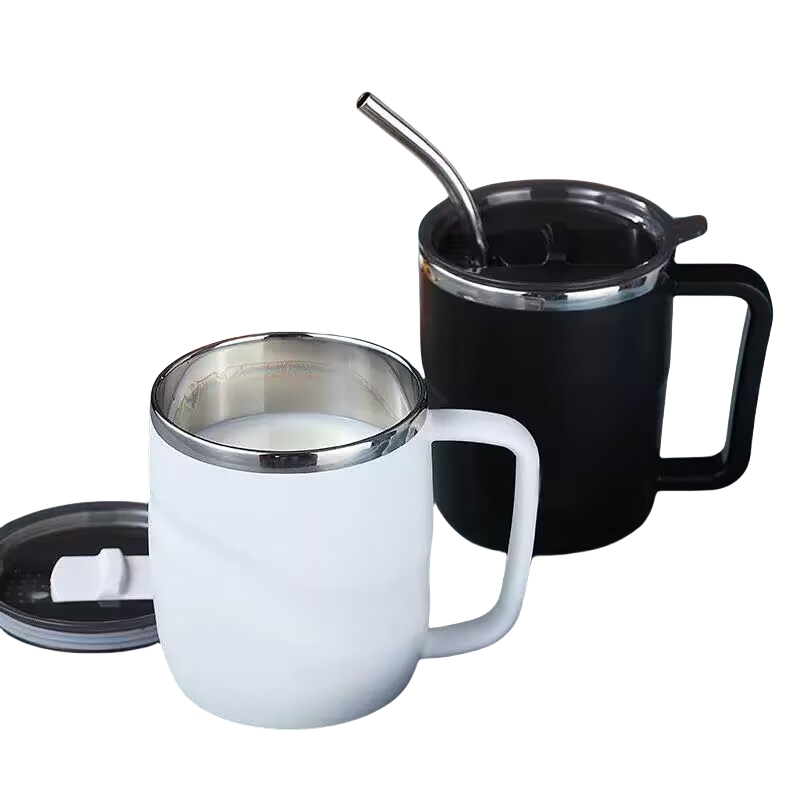 Coffee Equipment Eu - 400ml Insulated Coffee Mug with Sliding