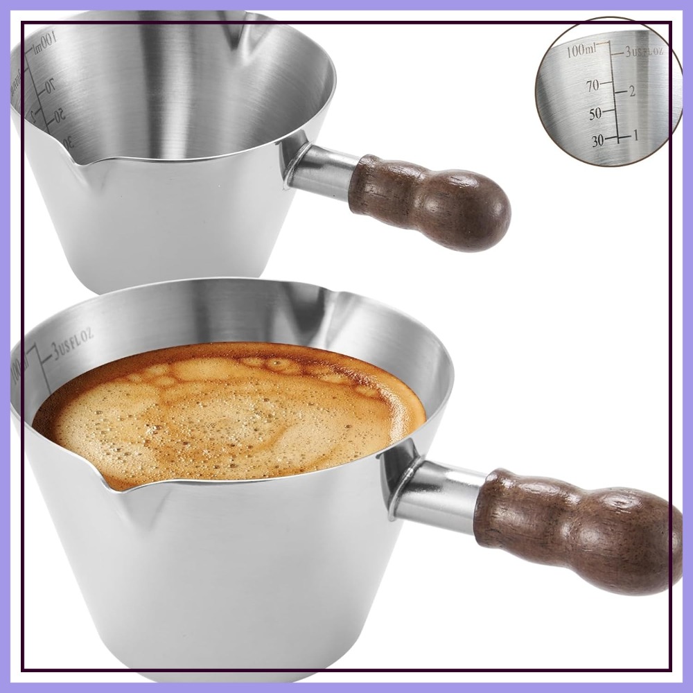 Espresso Shot Glass - 2 Pcs Espresso Cups with Handle,