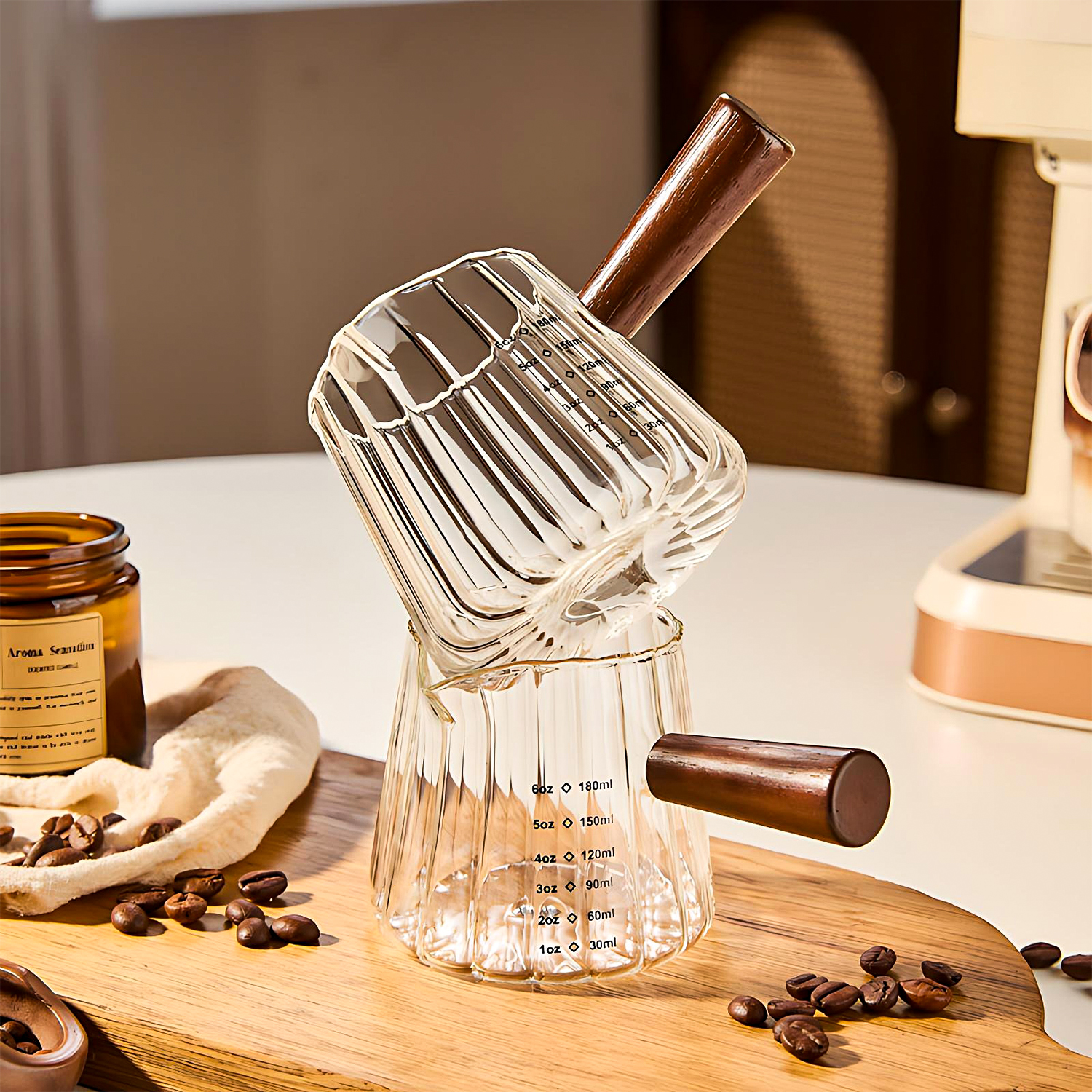 OANKR 6 oz Glass Measuring Cup – Espresso Shot Glass Bewertung und Preis