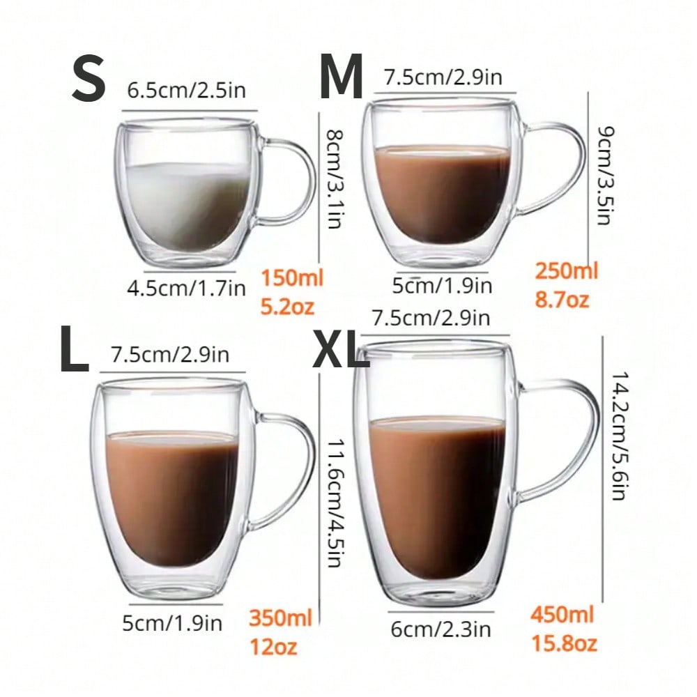 1PC Double Walled Glass Cups H – Espresso Shot Glass Bewertung und Preis