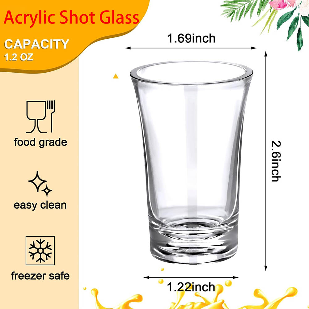 1.2oz Acrylic Shot Glass Bulk  – Espresso Shot Glass Bewertung und Preis