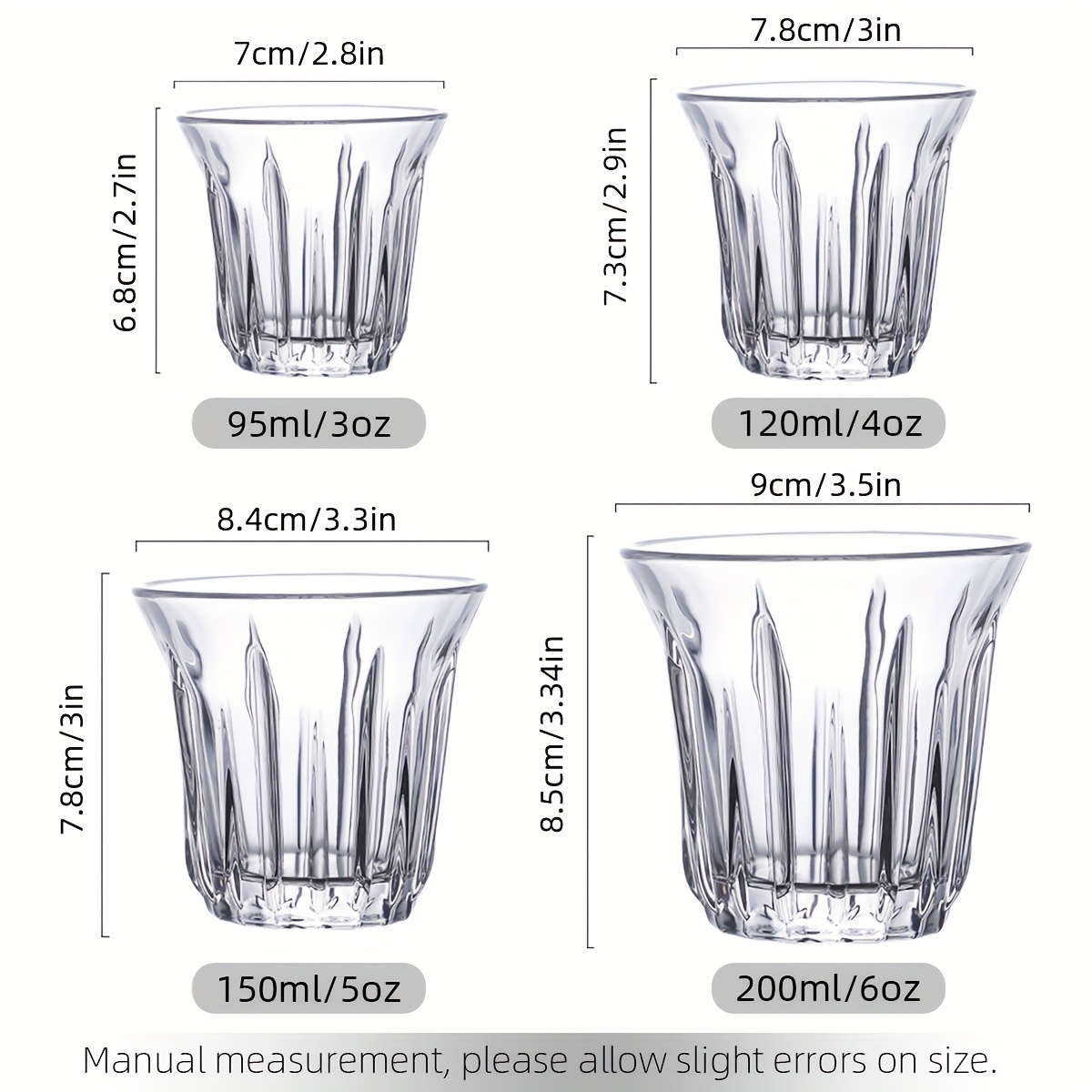 2 Pack Espresso Cups, Clear Gl – Espresso Shot Glass Bewertung und Preis