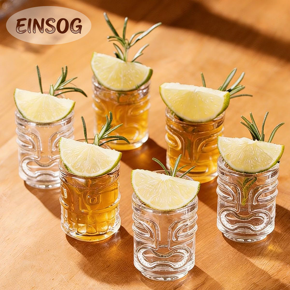 6Pcs Shot Glasses With Three D – Espresso Shot Glass Bewertung und Preis