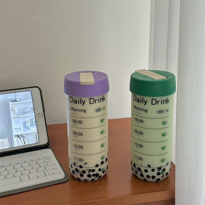 Glass Water Bottle With Time M – Coffee Equipment Eu Bewertung und Preis