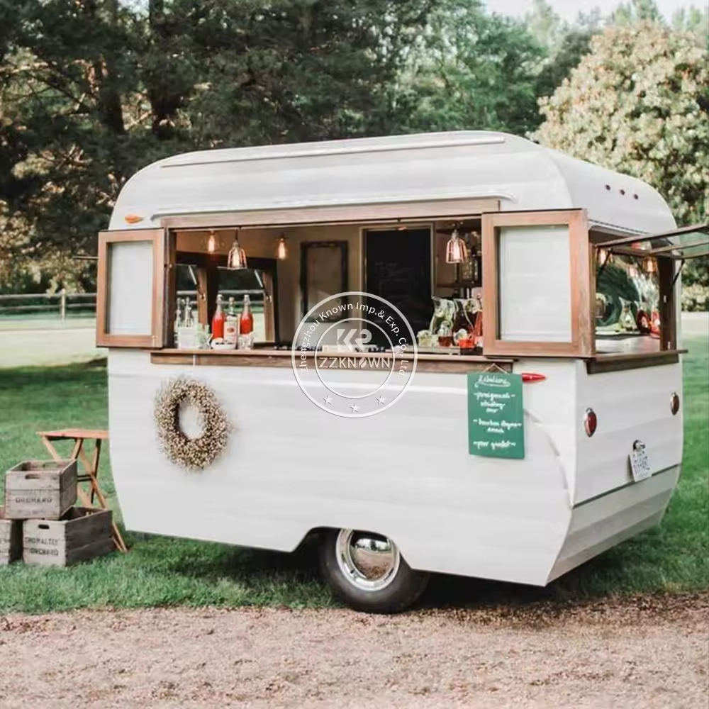 Boat Shape Food Trailer Mobile – Coffee Vending Equipment Bewertung und Preis