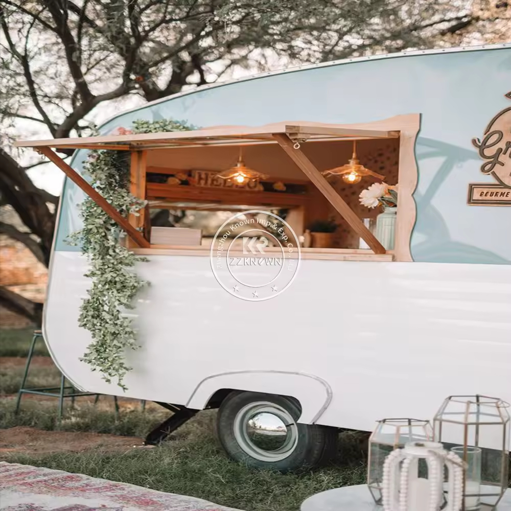 Boat Shape Food Trailer Mobile – Coffee Vending Equipment Bewertung und Preis