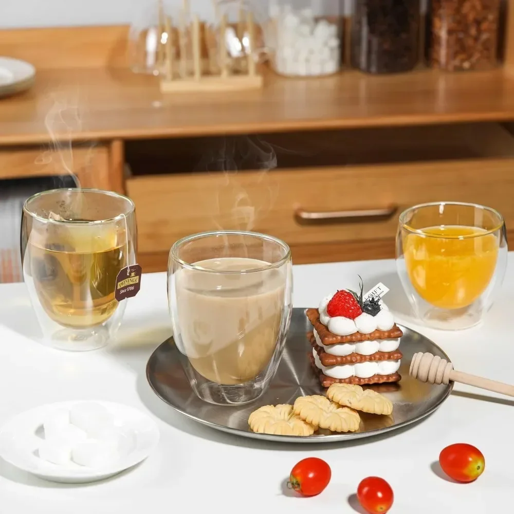6 pcs Clear Double Wall Glass  – Espresso Shot Glass Bewertung und Preis