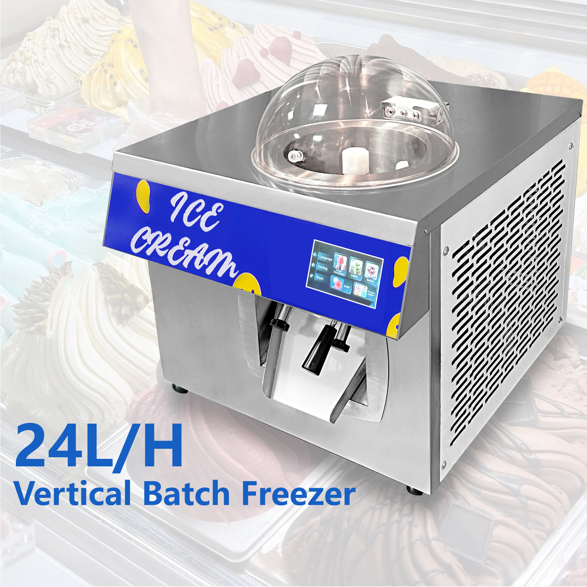 24L/H Ice Cream Machine, Coffe – Equipment Of Coffee Shop Bewertung und Preis
