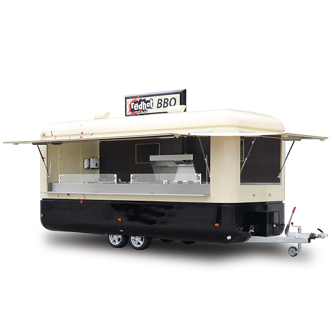 BBQ Concession Trailer Fully E – Equipment Of Coffee Shop Bewertung und Preis