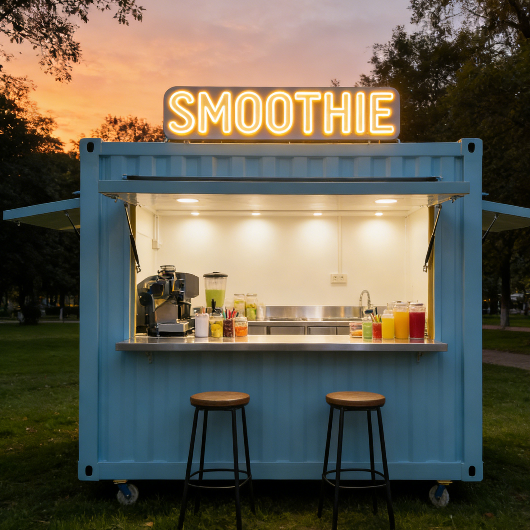 Modern Container Bar Container – Equipment Of Coffee Shop Bewertung und Preis