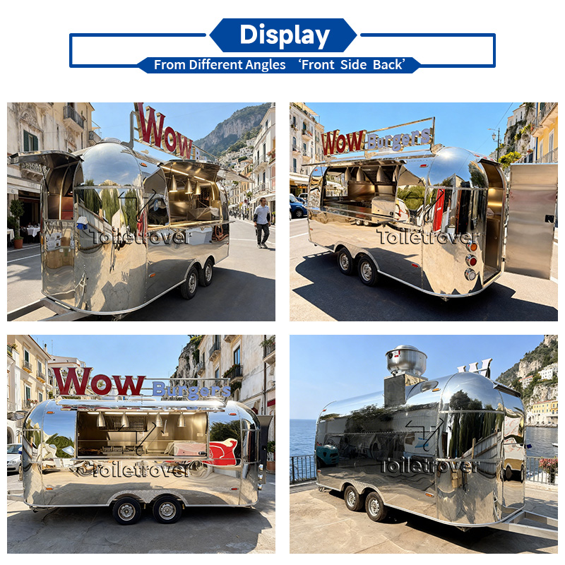 Stainless Steel Food Trailer F – Coffee Equipment China Bewertung und Preis