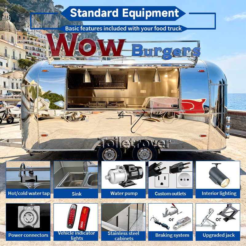 Stainless Steel Food Trailer F – Coffee Equipment China Bewertung und Preis