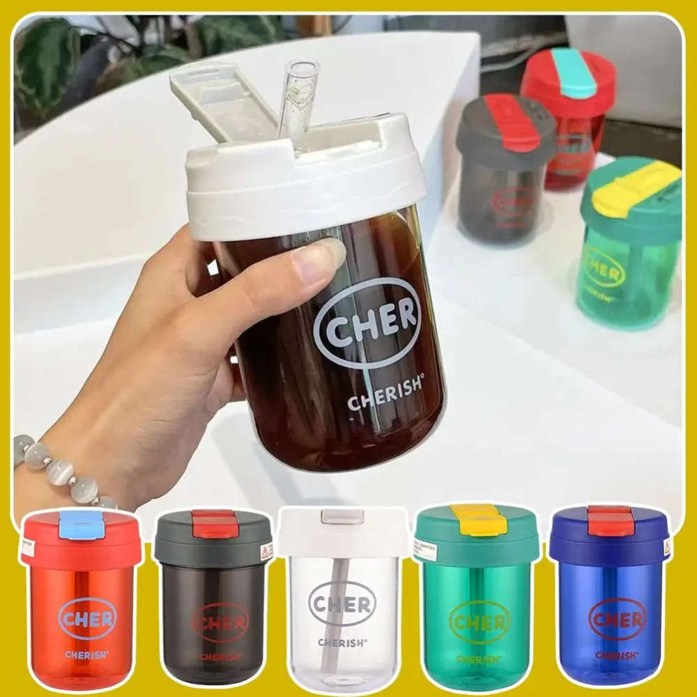 Cartoon 300mL Straw Cup Plasti – Coffee Equipment Eu Bewertung und Preis