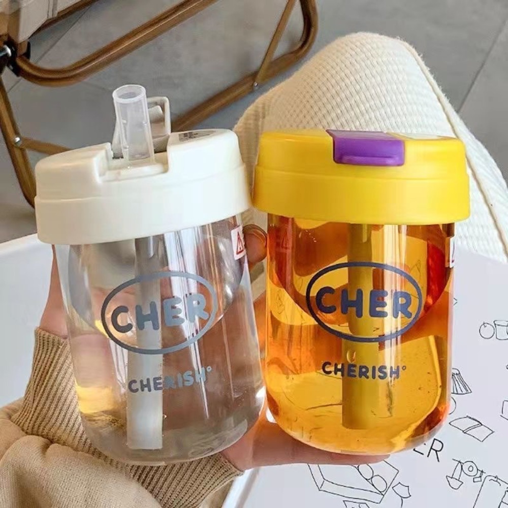 Cartoon 300mL Straw Cup Plasti – Coffee Equipment Eu Bewertung und Preis