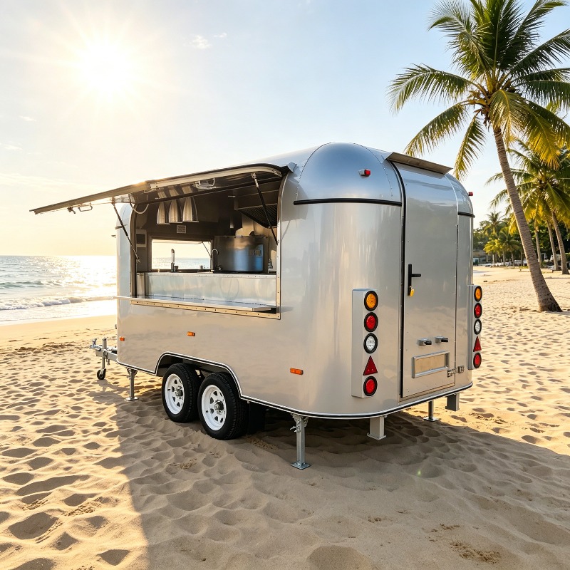 Customized Food Truck Mobile w – Coffee Vending Equipment Bewertung und Preis