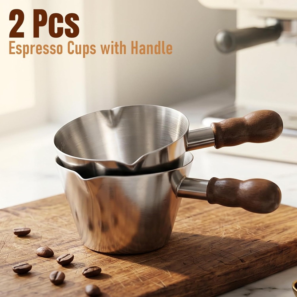 2 Pcs Espresso Cups with Handl – Espresso Shot Glass Bewertung und Preis